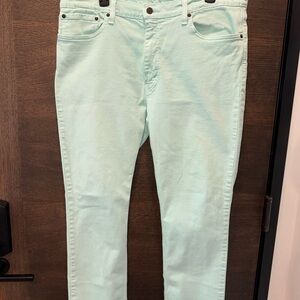 Mint Green Levi Men's Jeans